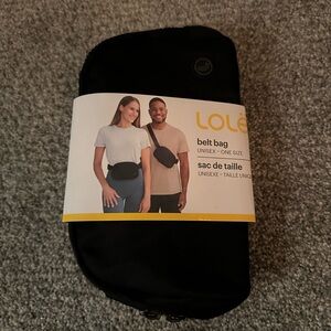 Lolë Black Belt Bag